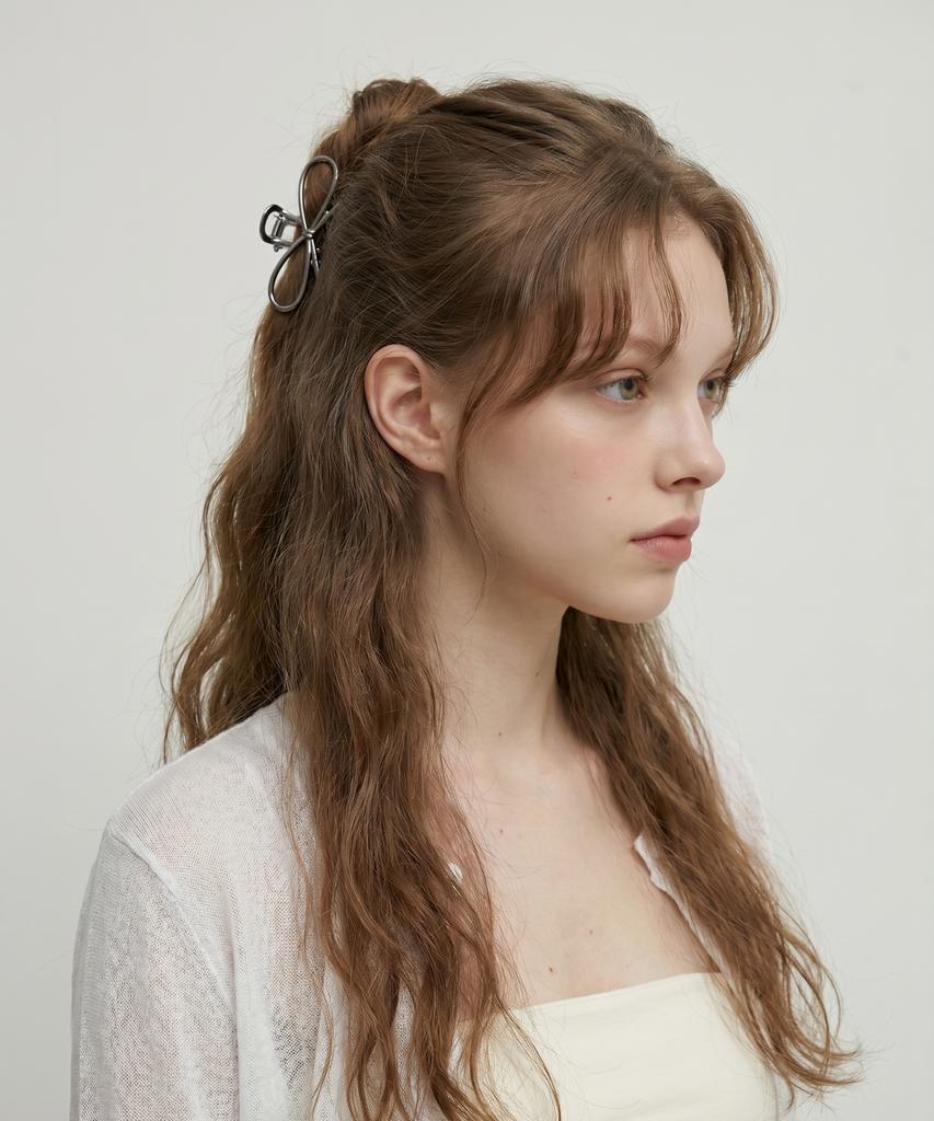 Lilykori Sleek Metal Ribbon Hair Claw