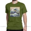 Fashion Cookie Monster T Shirt Harajuku Funny Japanese Cookie Clothes Great Wave Off Kanagawa T Shirt