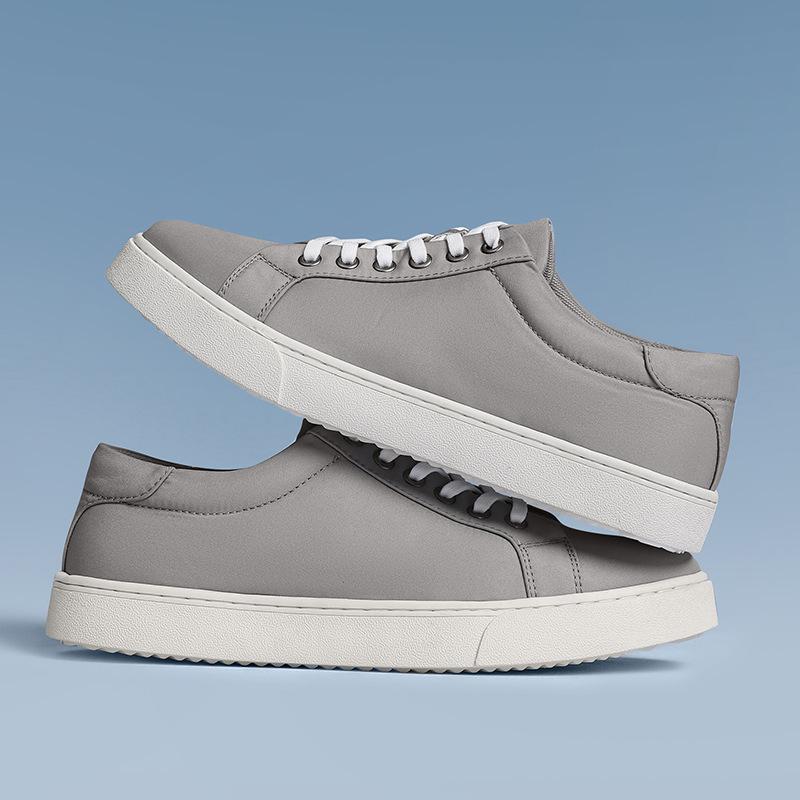 Extra large size men's shoes spring 2025 new trend board shoes British style color polishing casual shoes soft sole white shoes men