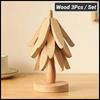 3/4/5Pcs Solid Wood Insulation Placemat Anti-Scalding Mat Tree Household High Temperature Resistant Table Mat