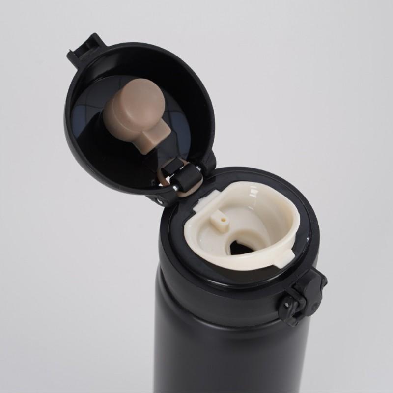 Simple Double Drink Spill-Proof Vacuum Insulated Stainless Steel Tumbler Portable Outdoor Car Travel Ideal Gift