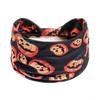Halloween Christmas Headband Wide Yoga Sports Headband Pumpkin Skull Ghost Holiday Headband Female