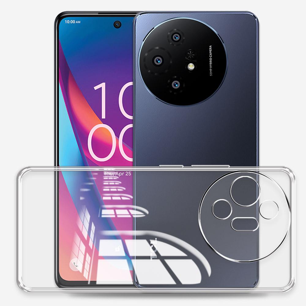 For TCL 50 XL 5G Case Clear Silicone Soft Phone Case For TCL 50XL NxtPaper 5G Shockproof Protect Cover Coque on TCL50XL Funda