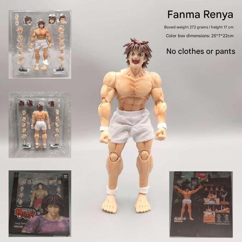 17cm Baki Hanma 1/12 Articulated Anime Figure Model Statue