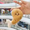 Cute Hamburgers French Fries Delicious Food Pendant Plush Stuffed Toy Doll Bag Pendant Keychain Jewelry Accessory Decoration