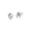 FWIS Love Heart Teddy Necklace & Dog Stud Earrings - Autumn/Winter Versatile Style Sweater Chain