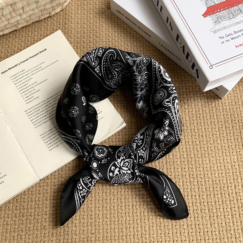 70 small square scarf silk scarf women cashew print silk scarf headscarf professional scarf satin scarf