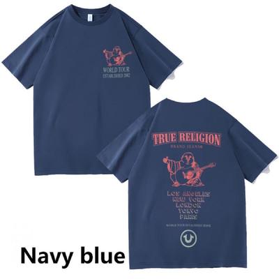 Hot Sale Klassiek True Religion Heren Dames T-shirt Merkprint T-shirt Kleding Designer T-shirt Katoen Oversized T-shirt Zomer Tops