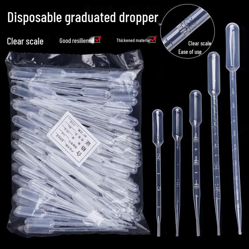 BOJIAO Disposable Graduated Plastic Droppers