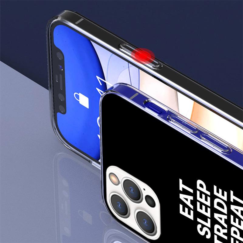 Trade Investment Forex Stock Market Cover Phone Case For iPhone 16 17 Air 15 14 Pro Max 16E Phone Case 13 Mini 12 11 7 SE 8 Prin