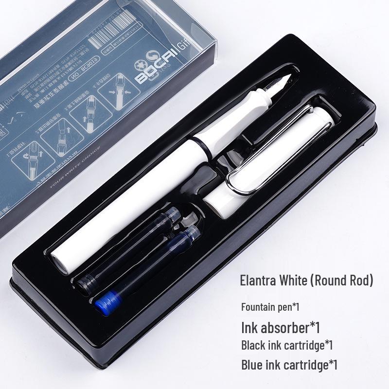 

High-Value Student Fountain Pen with EF Nib and Triangular Grip for Calligraphy Practice and Gift Giving