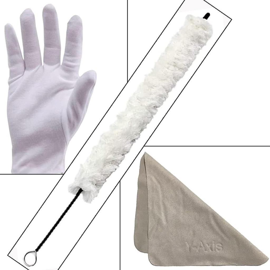 Zestaw 10-częściowych bawełnianych szczoteczek do czyszczenia fletu Szczoteczki do czyszczenia saksofonu Narzędzia do pielęgnacji instrumentów dętych
