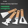 Stainless Steel Putty Knife Scraper for Cleaning, Painting, and Plastering.