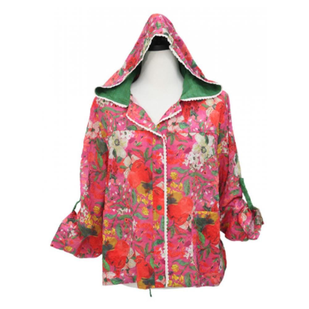 Shiz Madam Roll Up Hood Jacket Mother Clothes J31819