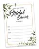 Inkdotpot 30 Brautparty-Einladungen, Grün, Hochzeit, zum Ausfüllen, blanko