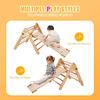 Pikler Triangle Set 4 in 1 Montessori Climbing Toys for Toddlers 1-3 Years