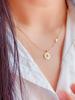 Gold-Plated S925 Sterling Silver Snowflake Pendant Necklace