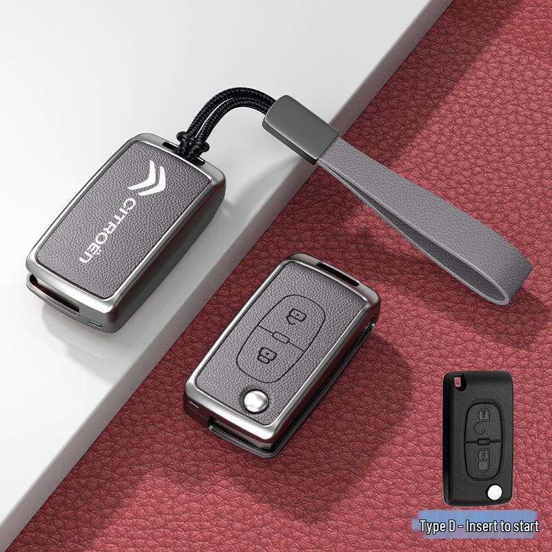 Car Key Cover & Buckle for Citroen C3XR, C4L, Tianyi, C5, C4 Sega, Elysee, C6 Models