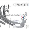 Front Bumper Brackets for BMW 7 Series G12 - Left & Right (51117357199/51117357200)