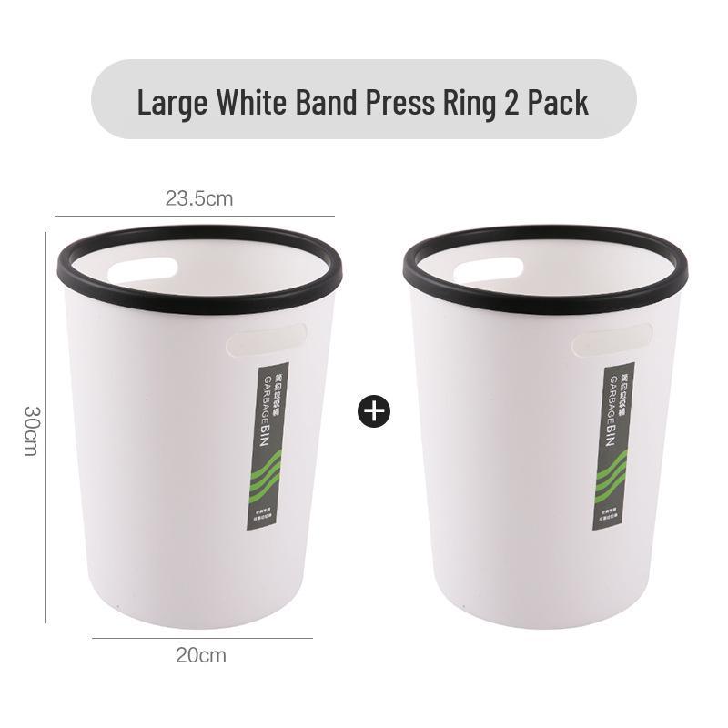 Multi-Room Trash Can: Kitchen, Bathroom, Bedroom, Office Use - Simple Classification Paper Basket