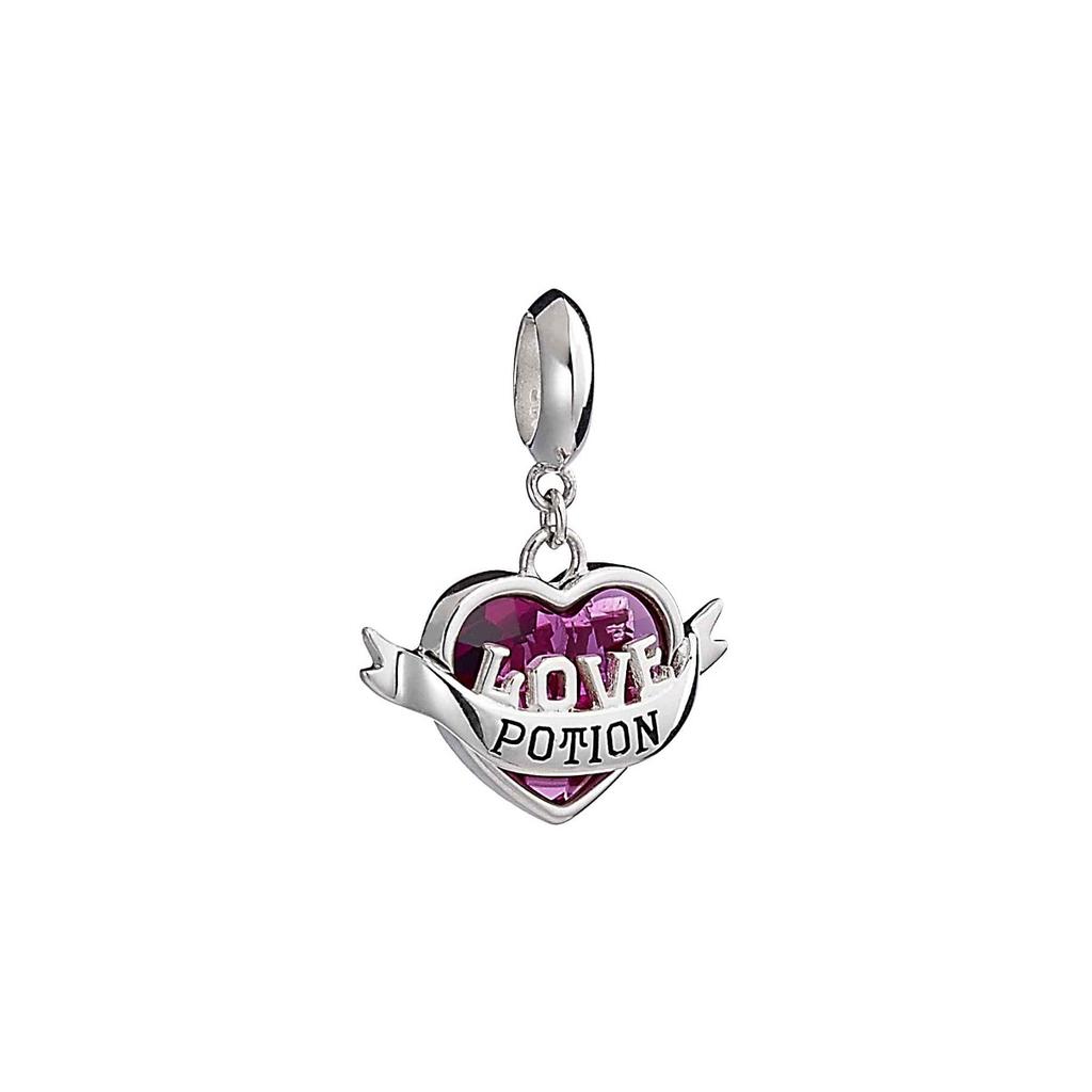 Harry Potter sterling silver Love Potion slider charm With crystals