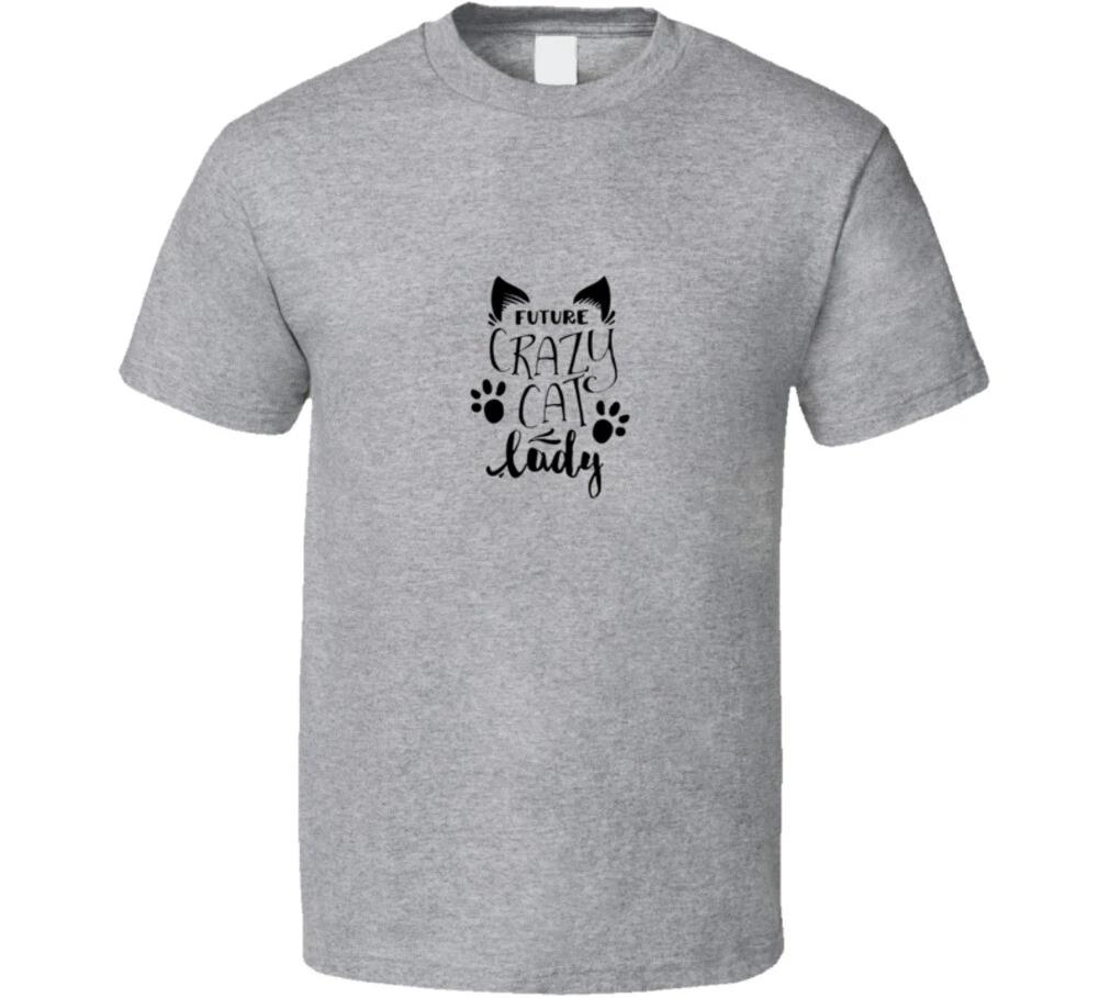 Future Crazy Cat Lady 2 T Shirt XL