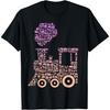 Järnvägståg Silhuett Ikon Tågbuff Skjorta _ Tjejers Tåg-T-shirt
