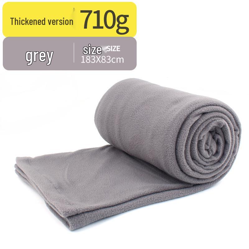 All-Season Outdoor Fleece Sleeping Bag Liner & Blanket, Warm and Anti-Dirty