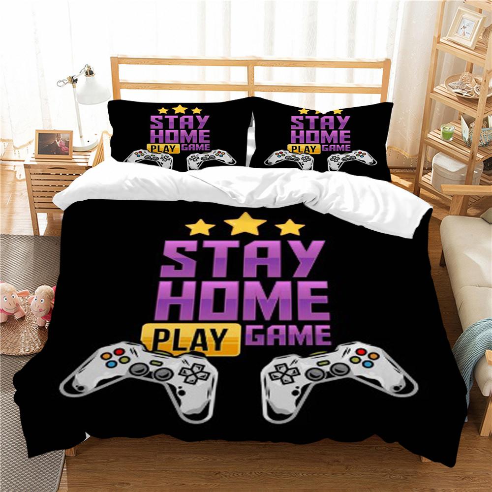Bedding Suit 3D Gamepad Print Home Bedclothes Hot Sale Bedroom Decor Stylish Comforter Cover Set