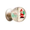 Door Knob Vintage Xmas Tress Santa Claus Transparent Faux Crystal
