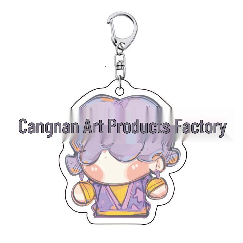 Kpop Demon Hunter Girl Group Keychain: Lumi, Zoe, Mira & Qin Yu Cute Acrylic Schoolbag Pendant