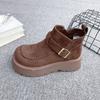 2025 autumn and winter new women's shoes comfortable platform versatile Martin boots casual short boots women's trend versatile women's boots