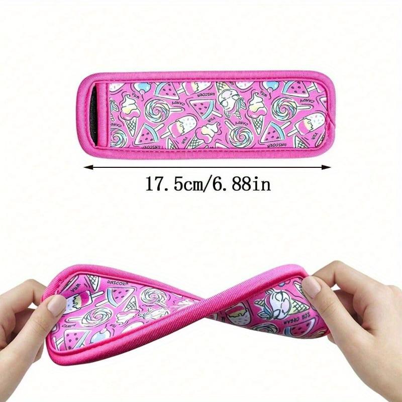 Popsicle Sleeves, Adorable Printed Neoprene Popsicle Holders, Popsicle Insulator Sleeves, Freeze Pop Holders, Colorful Popsicle Bags