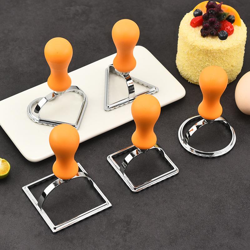Ravioli Cutter Pastry Press Mold Dumpling Lace Embossing Device Cookie Maker Mold Ravioli Stamp Pizza Cutter Kitchen Baking Tool