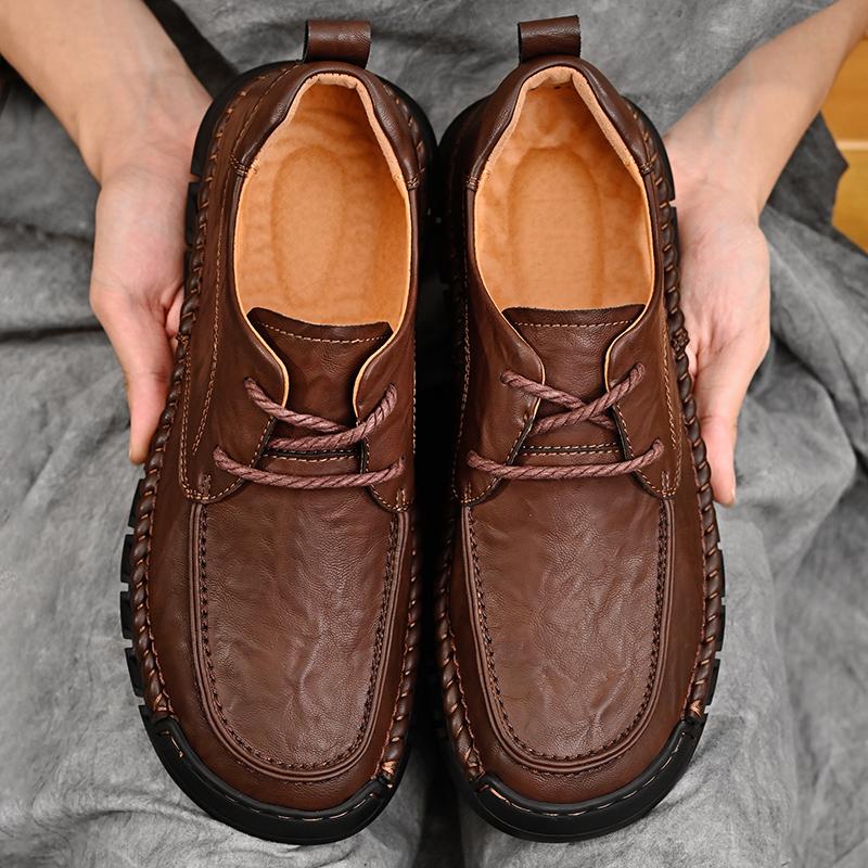 

Весенне-осенние мужские ботильоны челси, ботильоны для мужчин, повседневная обувь, ботинки большого размера, кожаные ботинки для мужчин 45 темно-коричневого