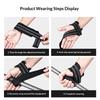 Gym Sports Anti-Slip Wrist Bands 1 Pair Durable Weight Lifting Wrist Straps for Pull Up Home Workout Training