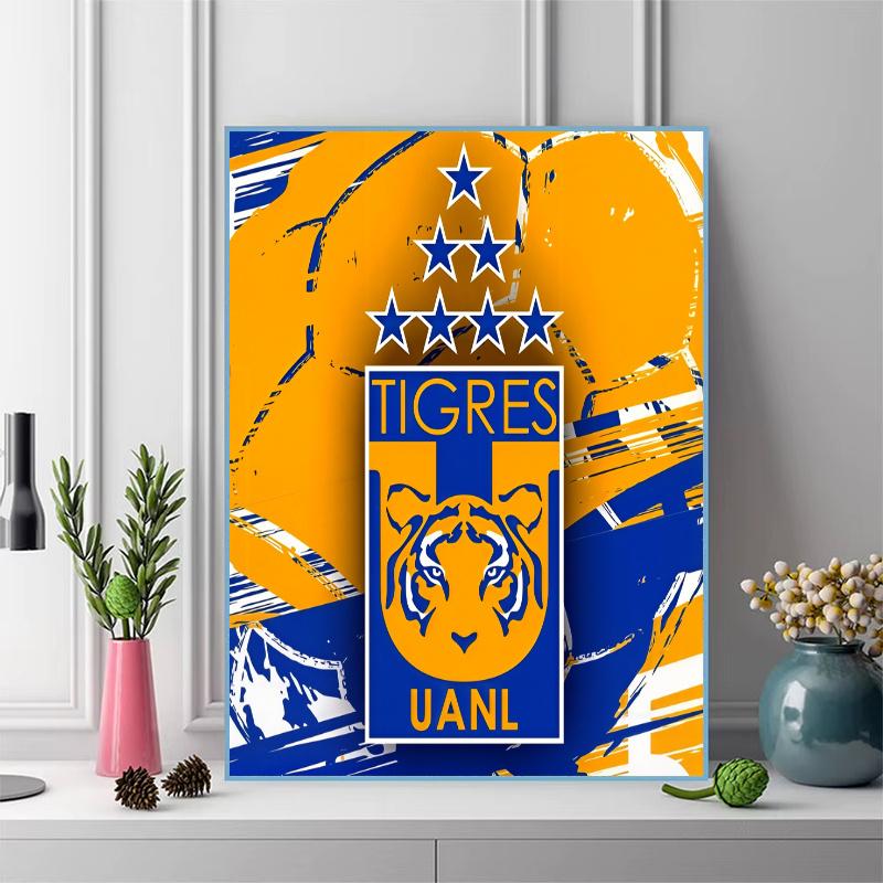 Club León 100% Round Full Drill 5D DIY Diamond Painting Embroidery Cross Stitch Rhinestone Décor