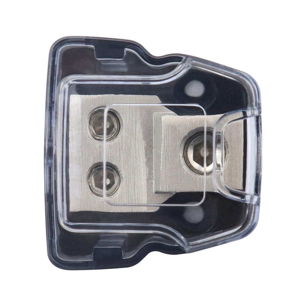 2Pcs Car Audio Amp Power Ground Distribution Block 4 Gauge Input 8 Gauge Output