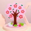 Vibrant Colors Felt Tree Kit Non-Woven Fabric Kids Puzzle Toy DIY Craft Kit  Kindergarten Education