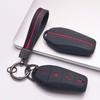 Key Fob Cover for BYD Han Dolphin Seal with Keychain Anti-Scratch Surface Shockproof Structure Soft Grip Texture Easy Install Design