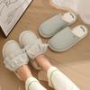 Couple fabric slippers autumn and winter indoor home household bedroom breathable non-slip floor mop