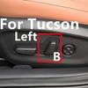 For Hyundai Tucson 2015- Sonata 2016- Front Seat Recliner Track Backrest Adjuster Switch Button Cover