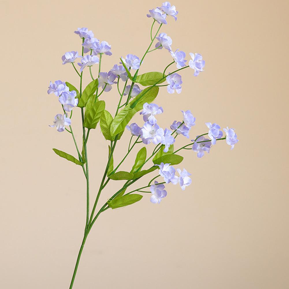 Živá květinová středová dekorace Umělé pomněnky Okouzlující estetická dekorace Snadno sestavitelná středová dekorace