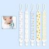 Cute Design Pacifier Clip Practical Pacifier Holder Baby Toy Hanger Teether Strap Keep Your Pacifier Secure for Boy Girl