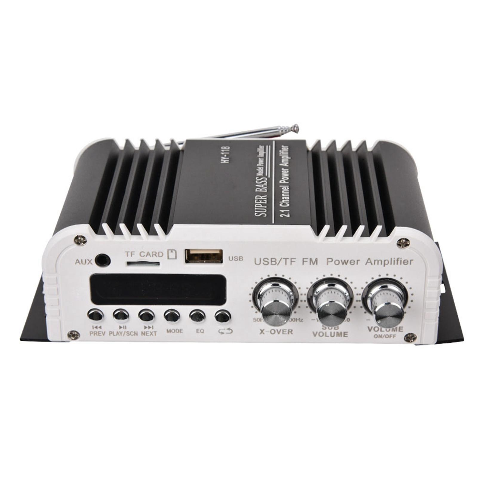 

HY‑118 2.1CH HIFI FM-радио Super Bass Car o Усилитель SD USB DVD MP3-плеер