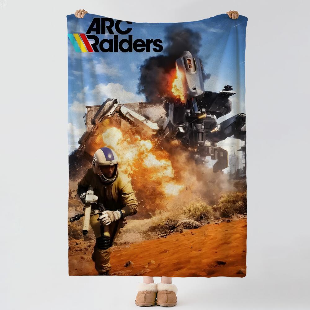 Game A-ARC Raiders-s Throw Thick Comfort Flannel Quilt, Multi-scene Use Indoor Outdoor Daily Nap
