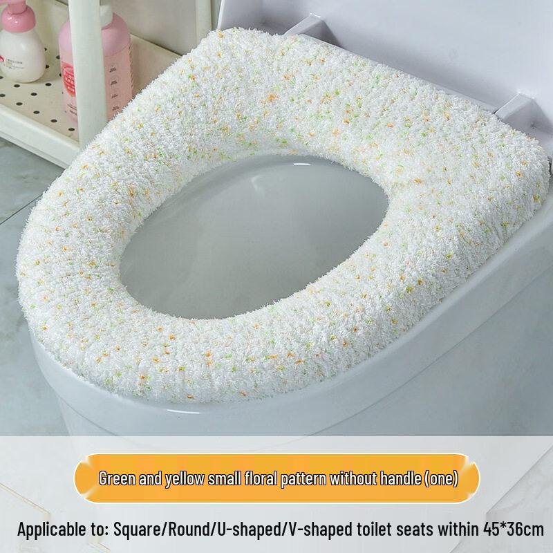 Утолщенный плюшевый чехол для сиденья унитаза