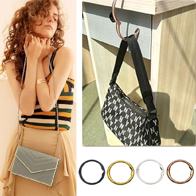 Fashionable Round Bag Hook Portable Folding Hangers for Drivers Outdoor Lovers