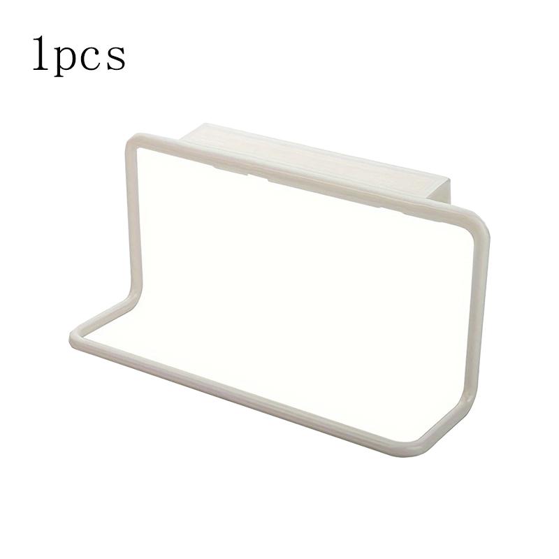 Kitchen Cabinet Cloth And Towel Rack, Non Perforated Storage Hanging Rack, Door Back Single Pole Organizer Lazy Storage Rack