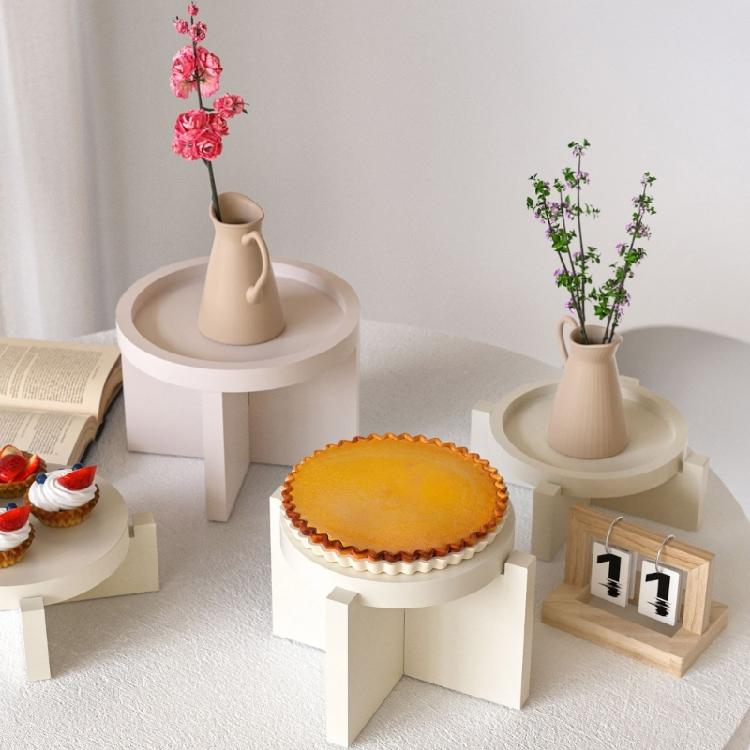 Flexible Silicone Round Plate Tray With Sturdy Feature Designs Craft Supplies for Household Use and Special Occasions